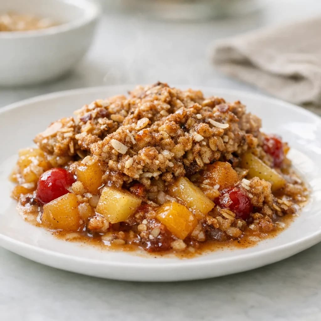 Spiced Fruit Cobbler recipe