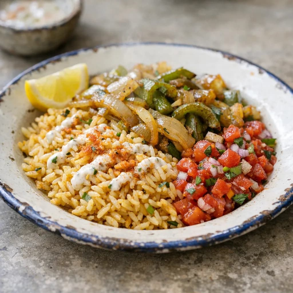 Spiced Halal Dinner Bowl recipe