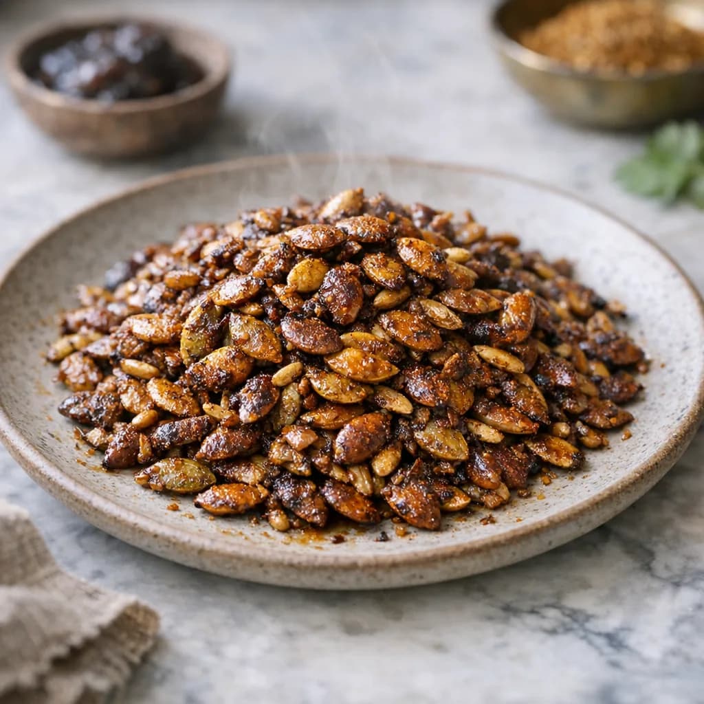 Spiced Roasted Pumpkin Seeds recipe