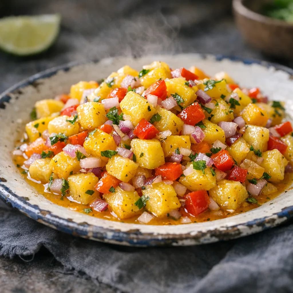 Mango Pineapple Salsa Salad recipe
