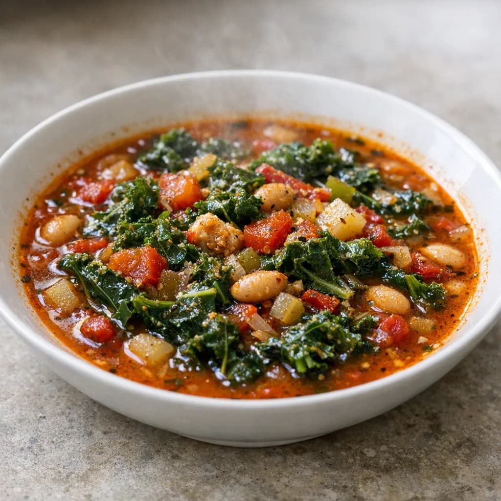 Schwartz Paprika Spiced And Kale Soup recipe
