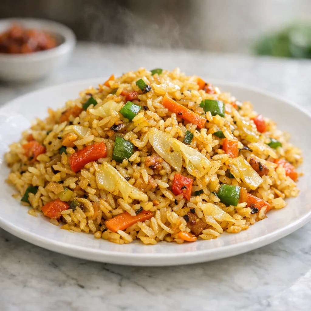 Sri Lankan Spiced Vegetable Rice recipe