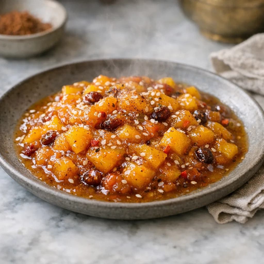 Sweet and Spiced Mango Chutney Glaze recipe