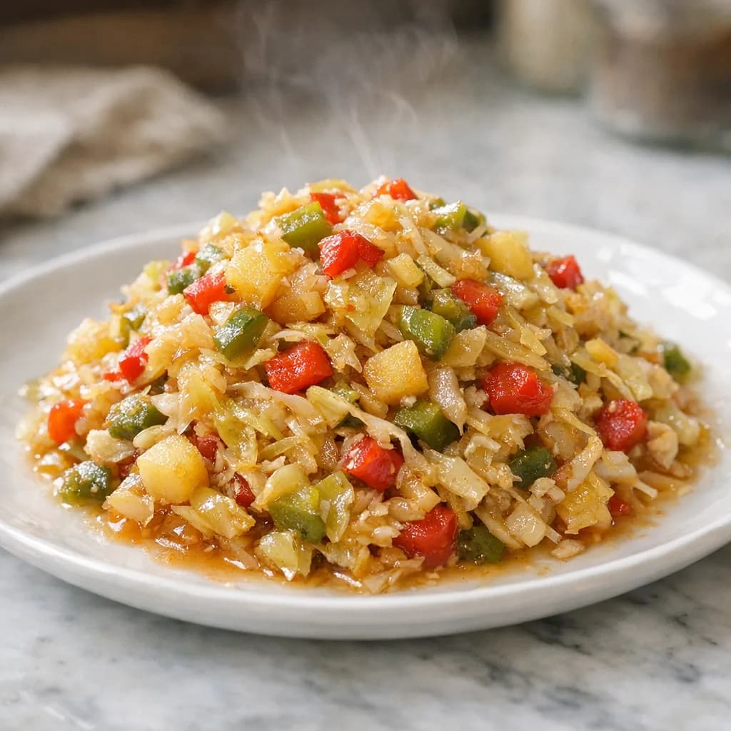 Sweet and Tangy Apple Cabbage Relish recipe