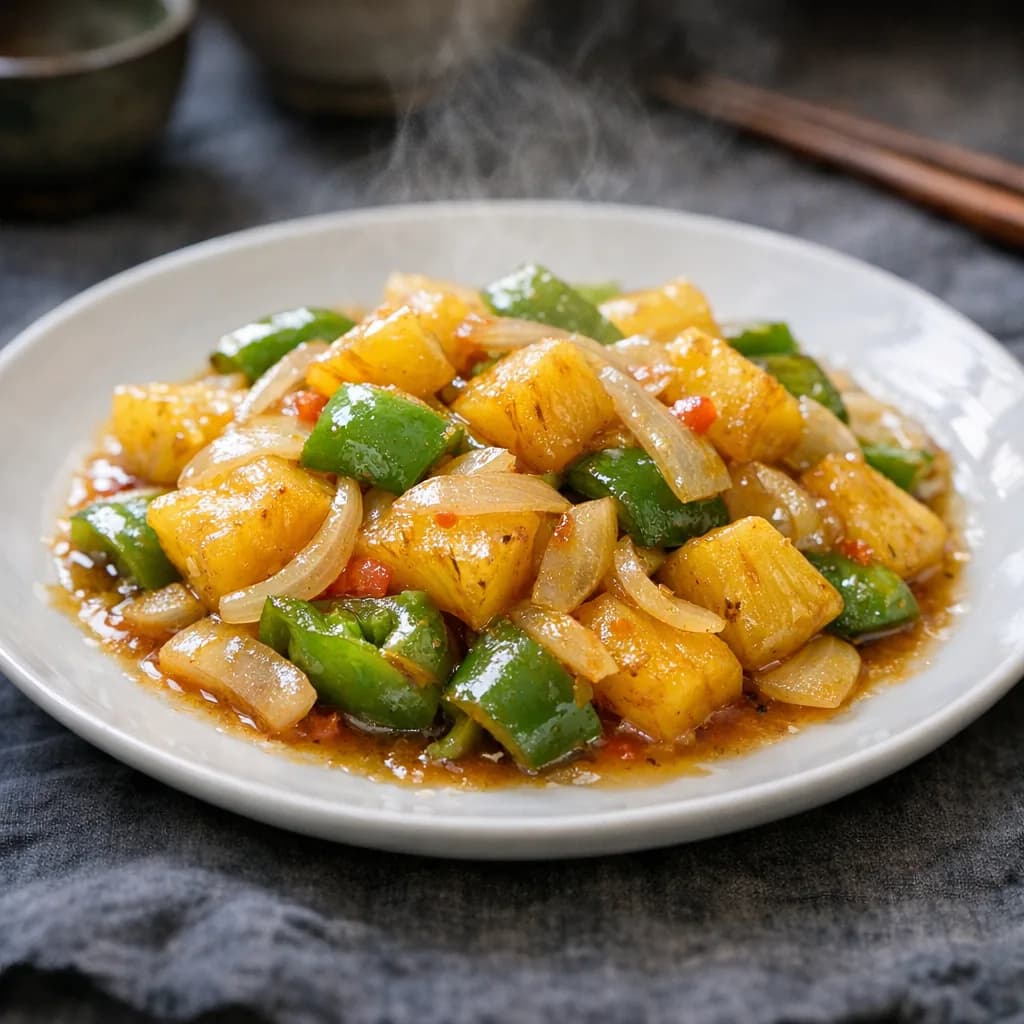 Sweet and Tangy Pineapple Stir-Fry recipe