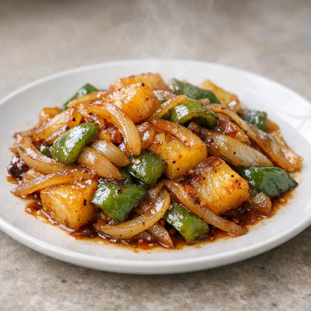 Sweet Spicy Kosher Beef Stir-Fry recipe