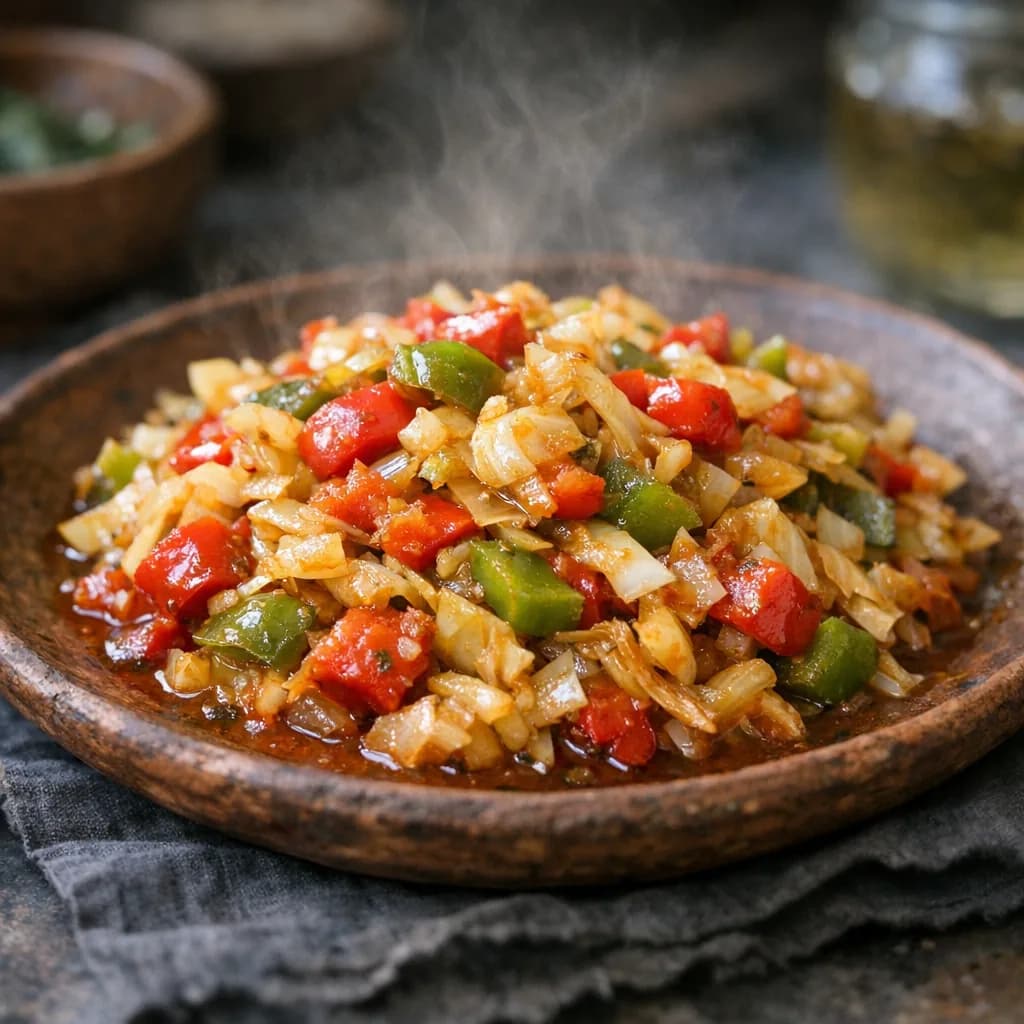 Tangy Vegetable Dinner Relish recipe