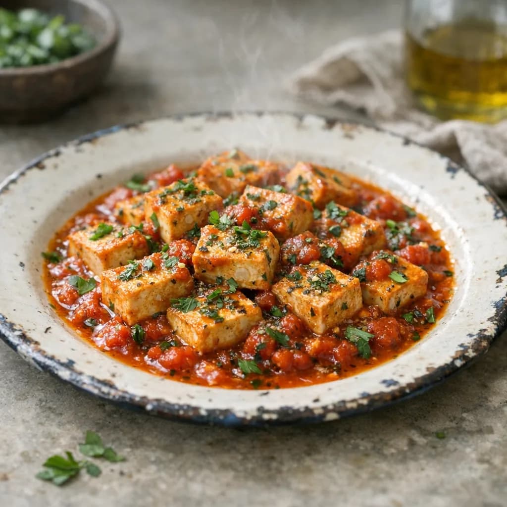 Tempeh in Herbed Tomato Sauce recipe