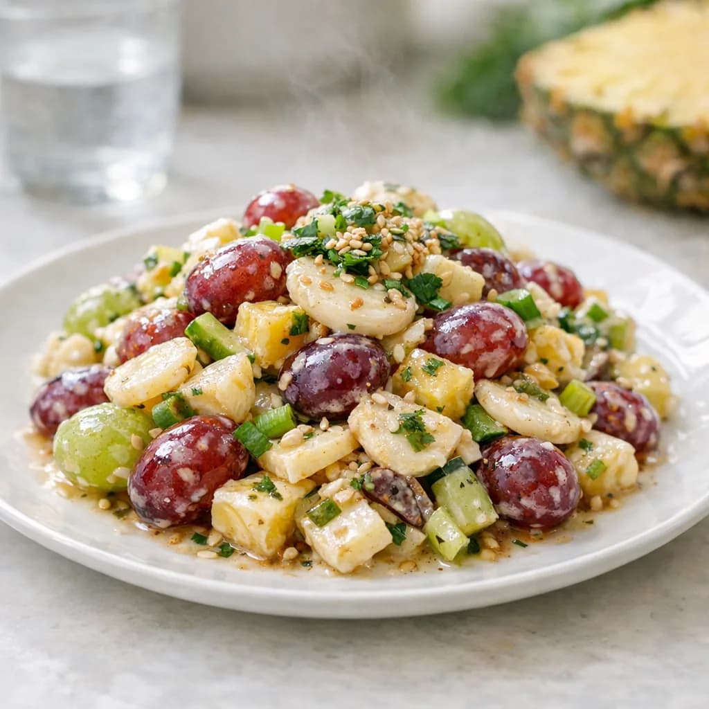 Tropical Pescatarian Dinner Salad recipe