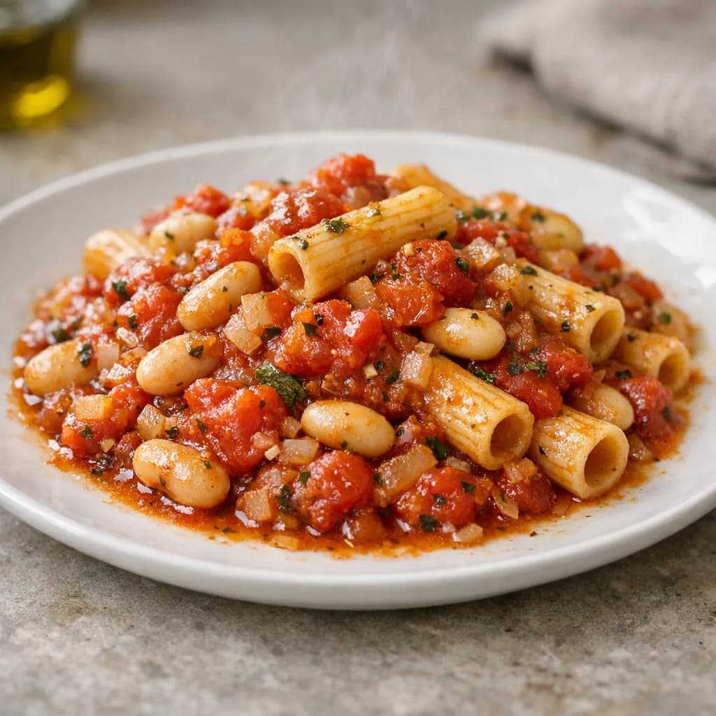 Tuscan Bean and Tomato Pasta Sauce recipe