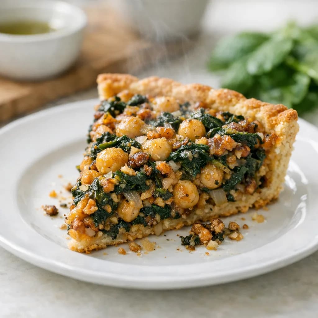 Vegan Chickpea and Walnut Tart recipe