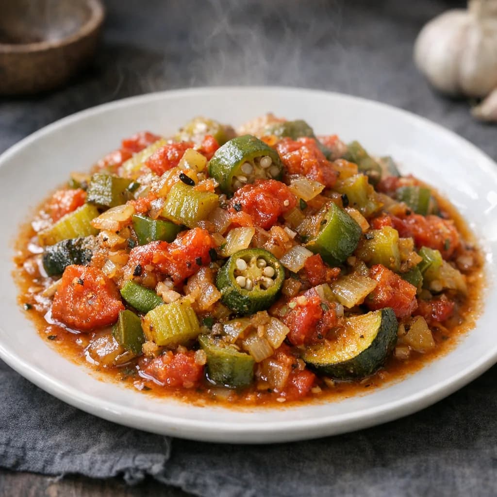 Vegan Creole-Style Vegetable Medley recipe