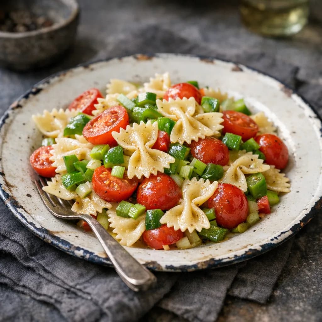 Vegan Pasta Shell Salad recipe