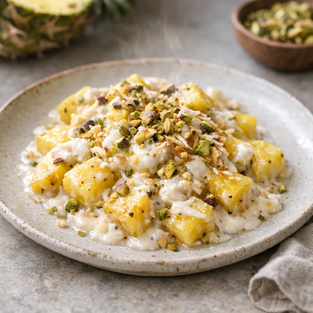 Vegan Pistachio Pineapple Delight recipe