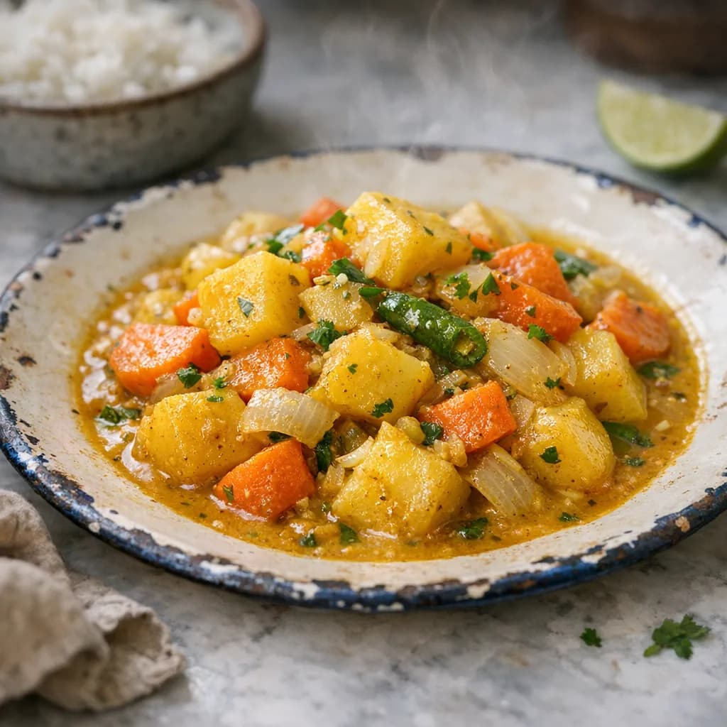 Vegan Spiced Coconut Vegetable Curry recipe