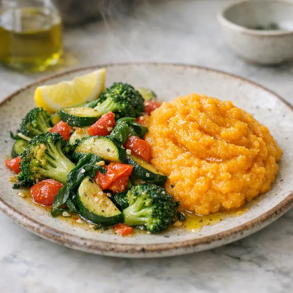 Vegetable Medley with Butternut Mash recipe