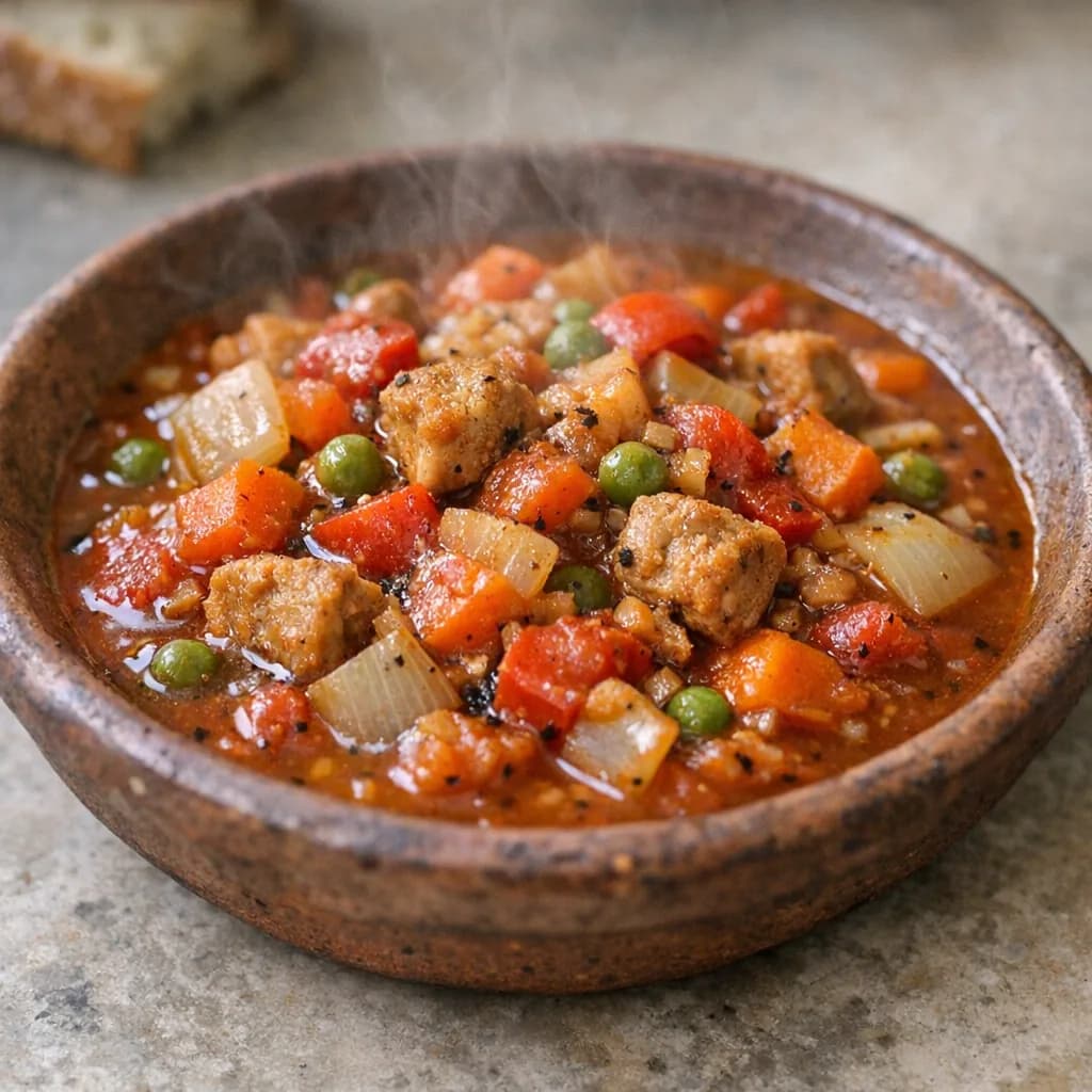 Vegetable Stew with Plant-Based Protein recipe
