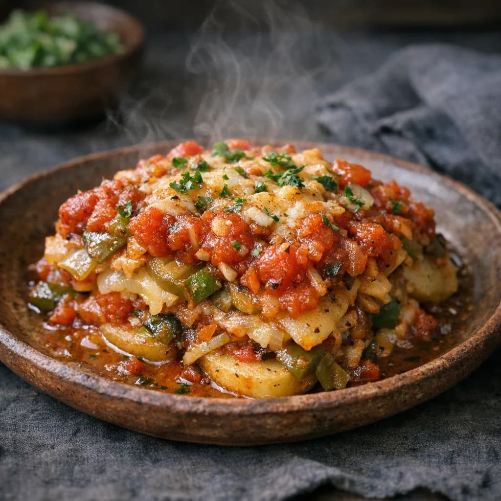 Vegetarian 5-Layer Casserole recipe