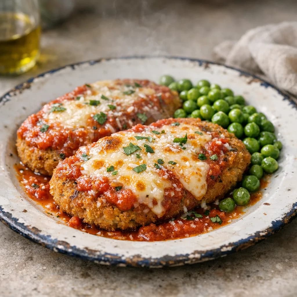 Vegetarian Breaded Cutlets with Parmesan recipe