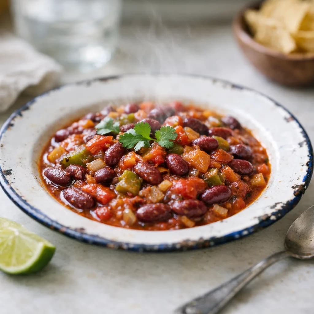 Vegetarian Chili with Kidney Beans recipe