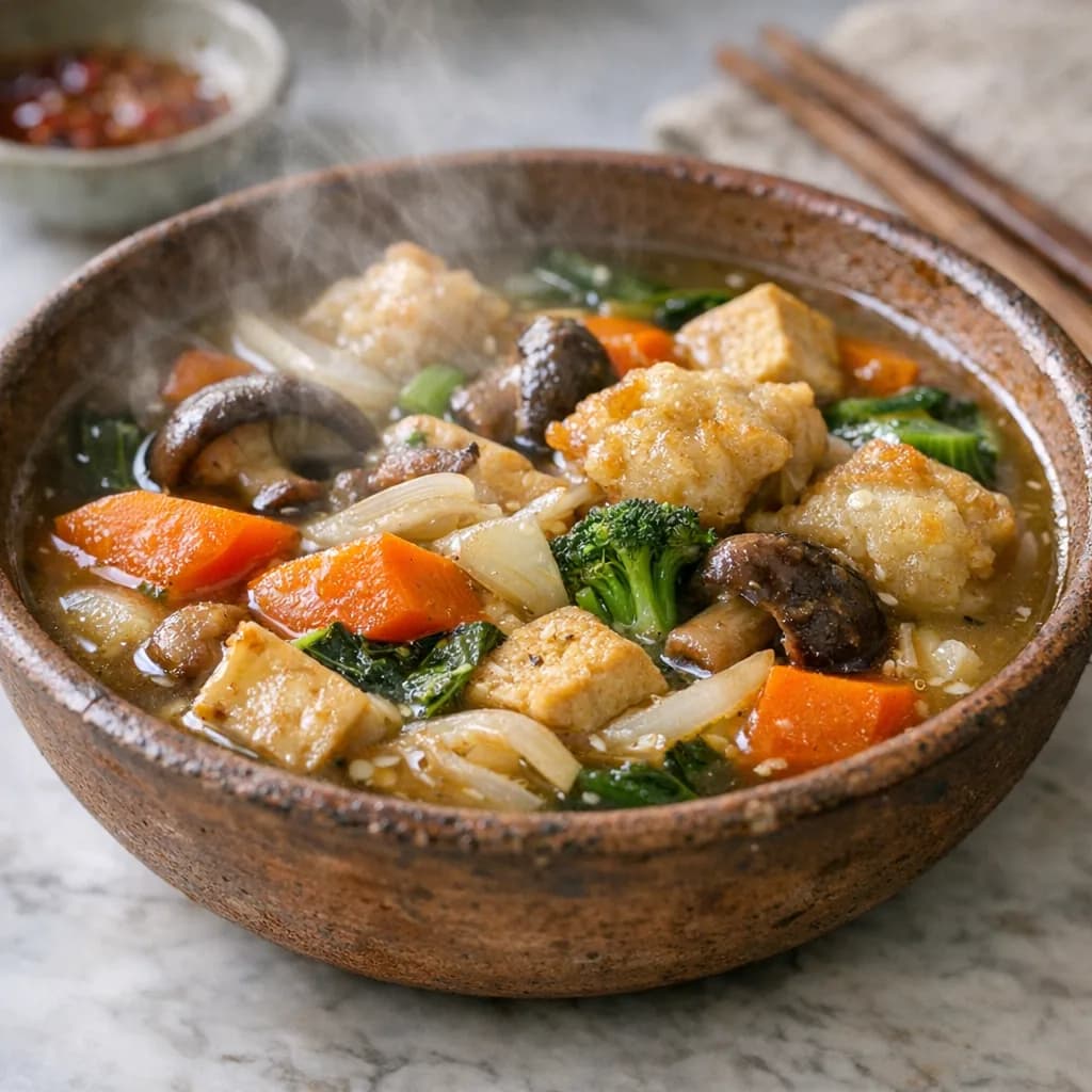 Vegetarian Ginger Wine Hot Pot recipe