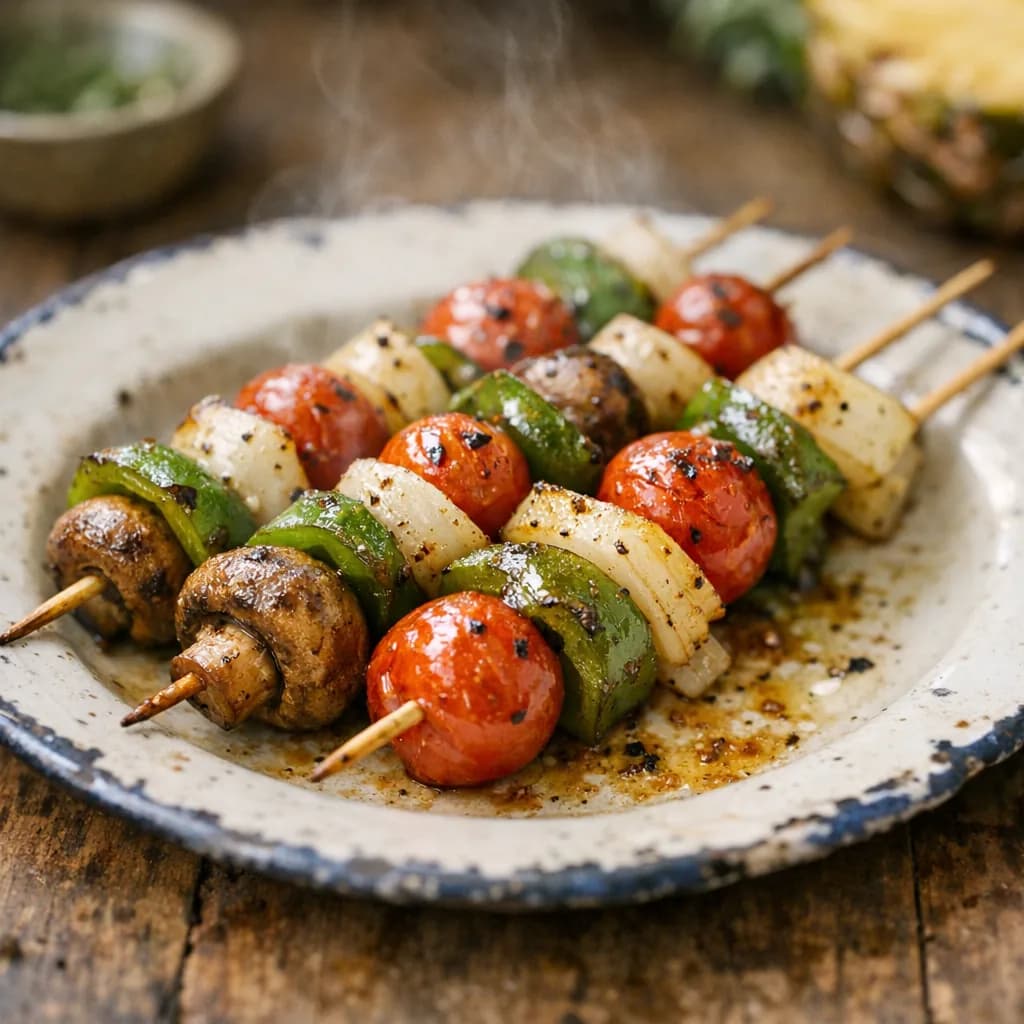 Vegetarian Hawaiian Skewers recipe