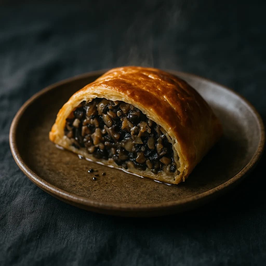 Vegetarian Holiday Mushroom Wellington recipe