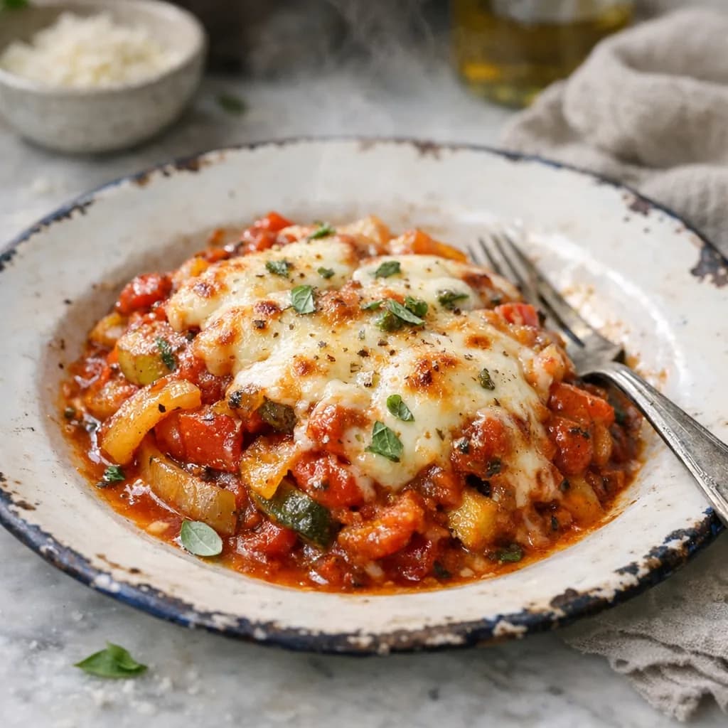Vegetarian Italian Bake with Mozzarella recipe