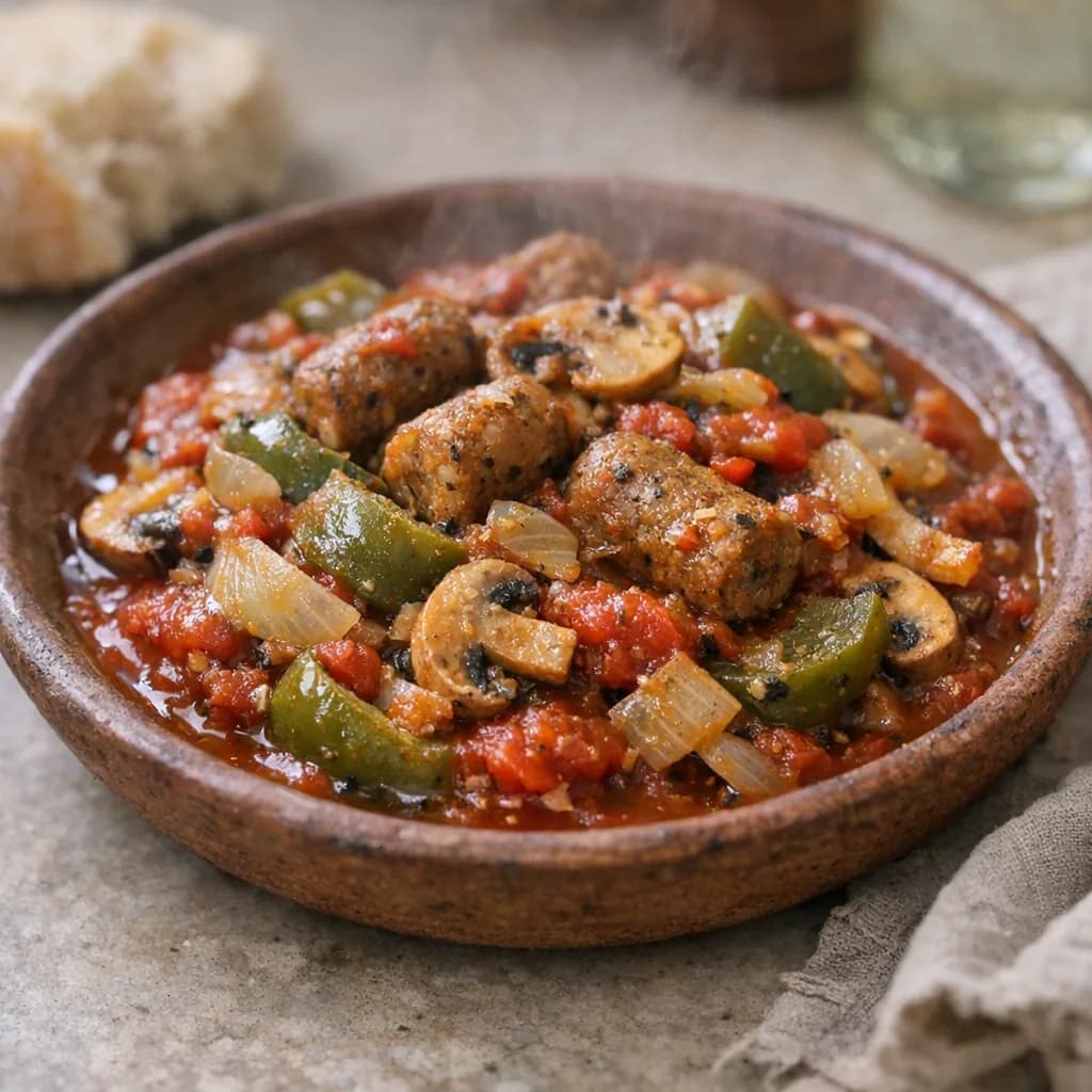 Vegetarian Italian Sausage-Style Stew recipe
