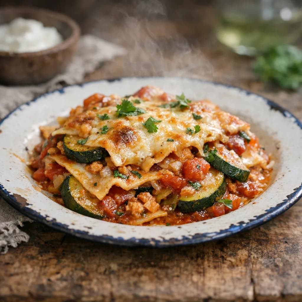 Vegetarian King Ranch Casserole recipe