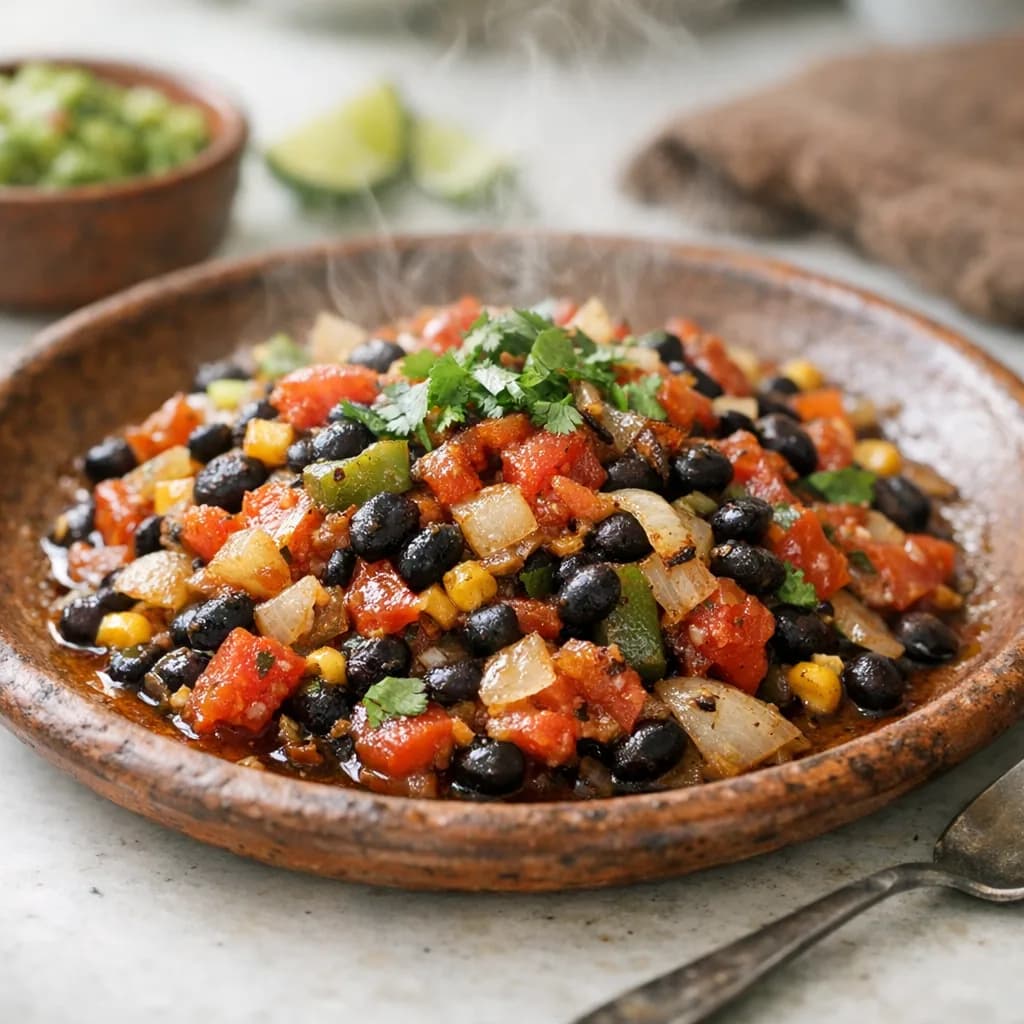 Vegetarian Mexican Campfire Dinner recipe