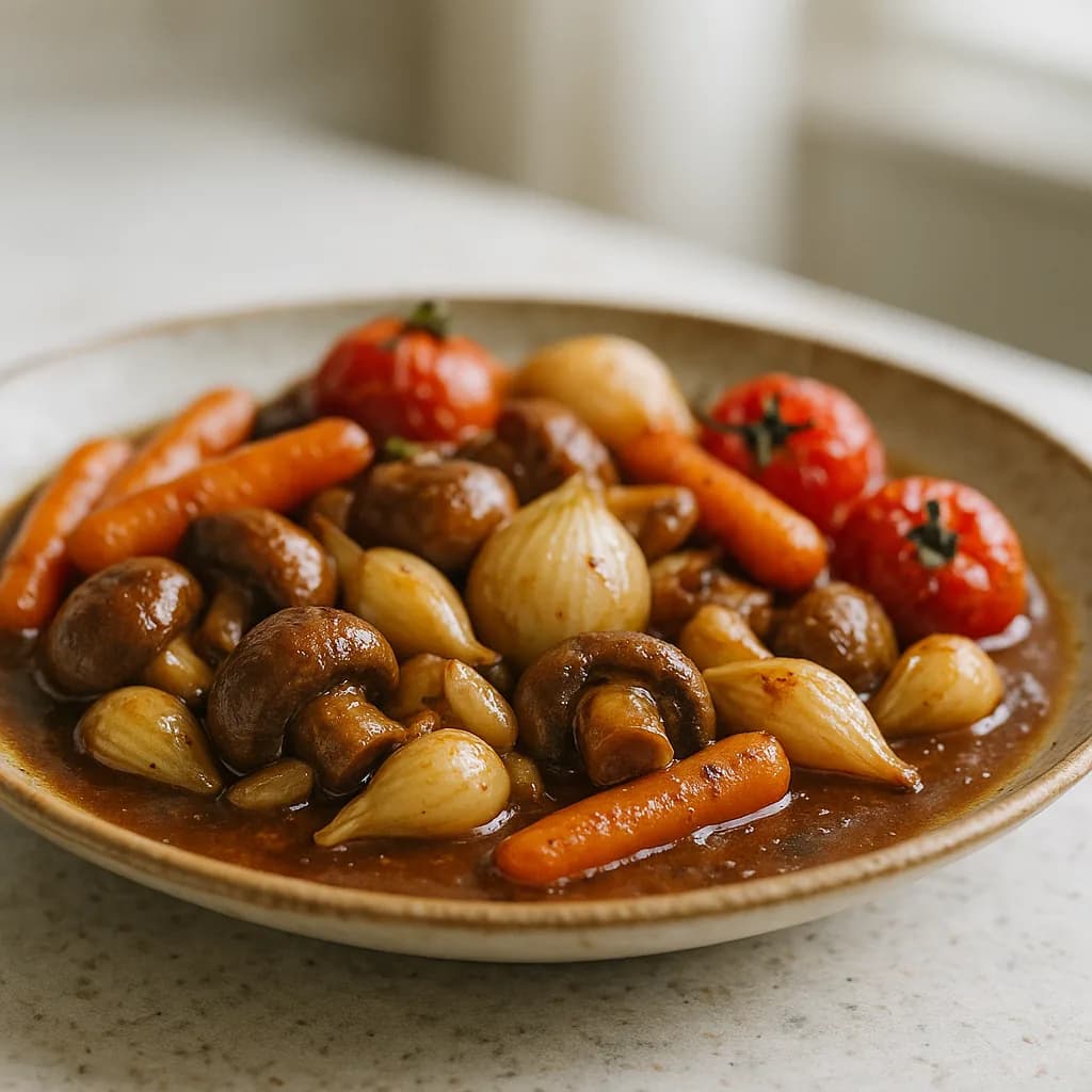 Vegetarian Pot Roast Platter recipe