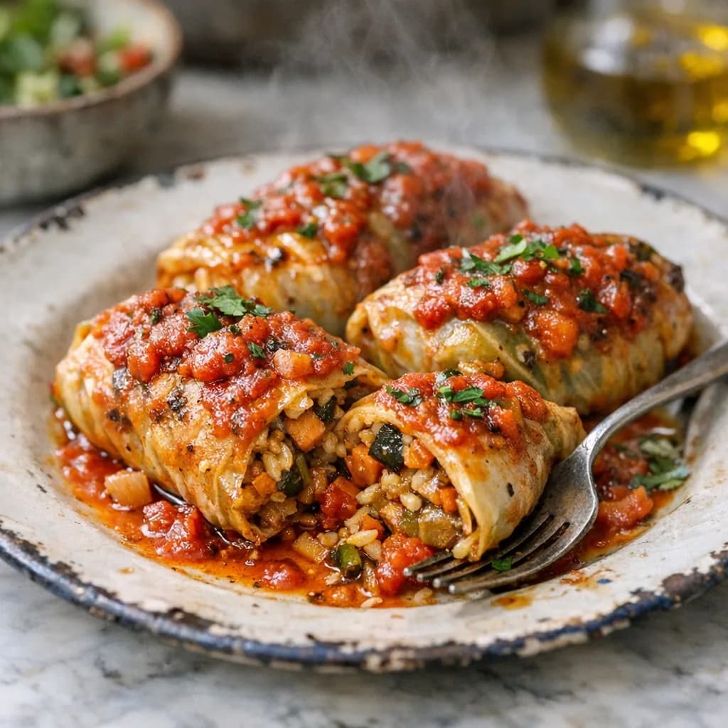 Vegetarian Roast Veggie Dinner Rolls recipe