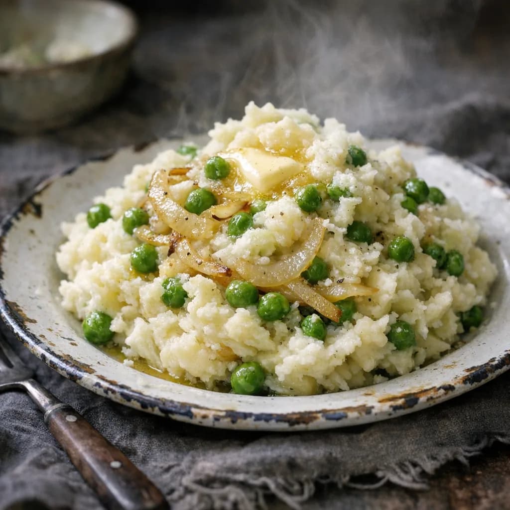 Vegetarian Swiss Dinner with Mashed Potatoes recipe