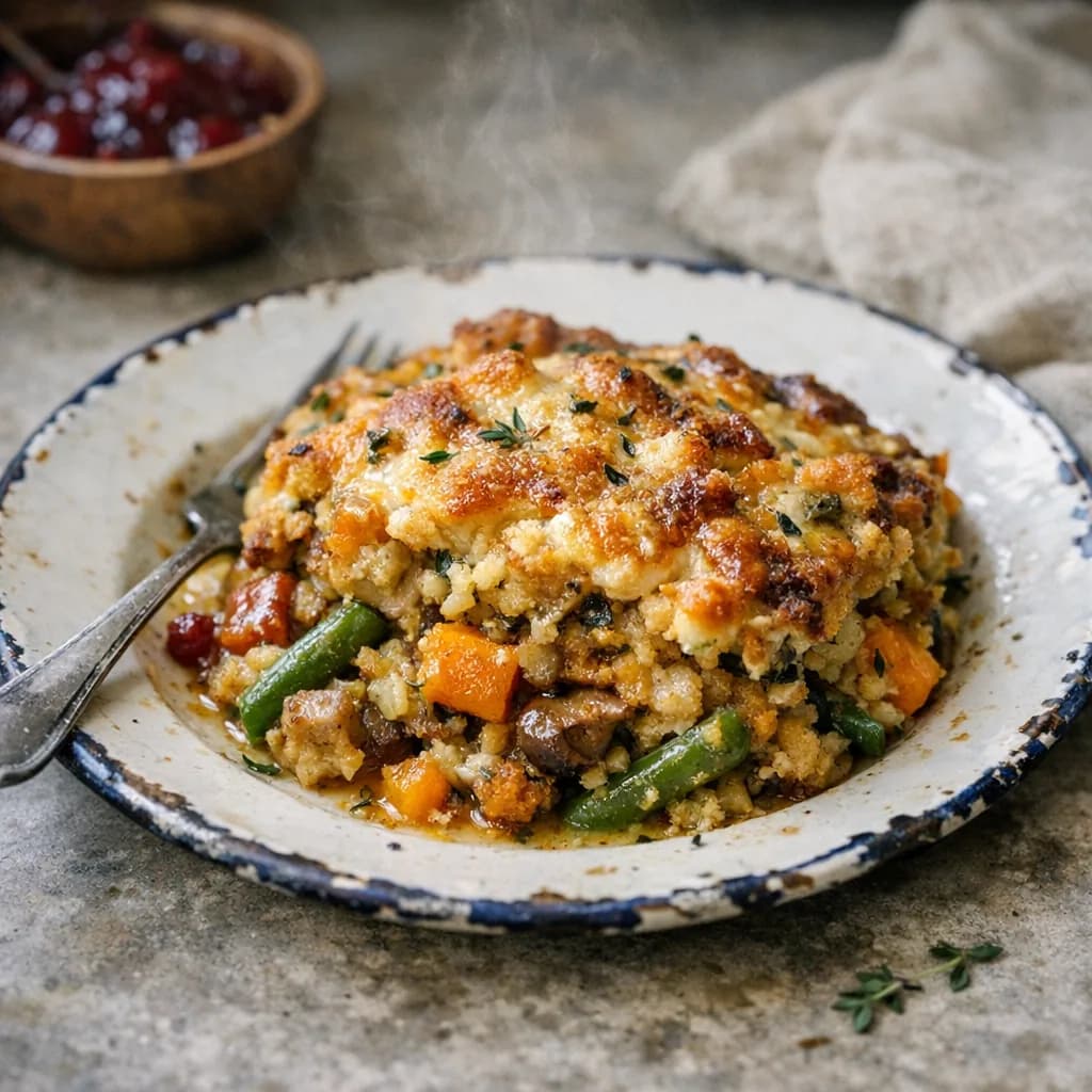 Vegetarian Thanksgiving Dinner Bake recipe