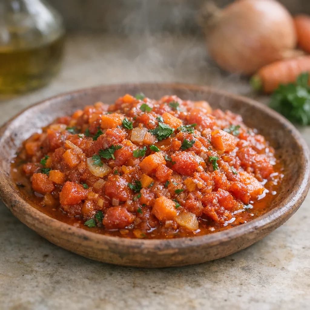 Vegetarian Tomato and Carrot Sauce recipe