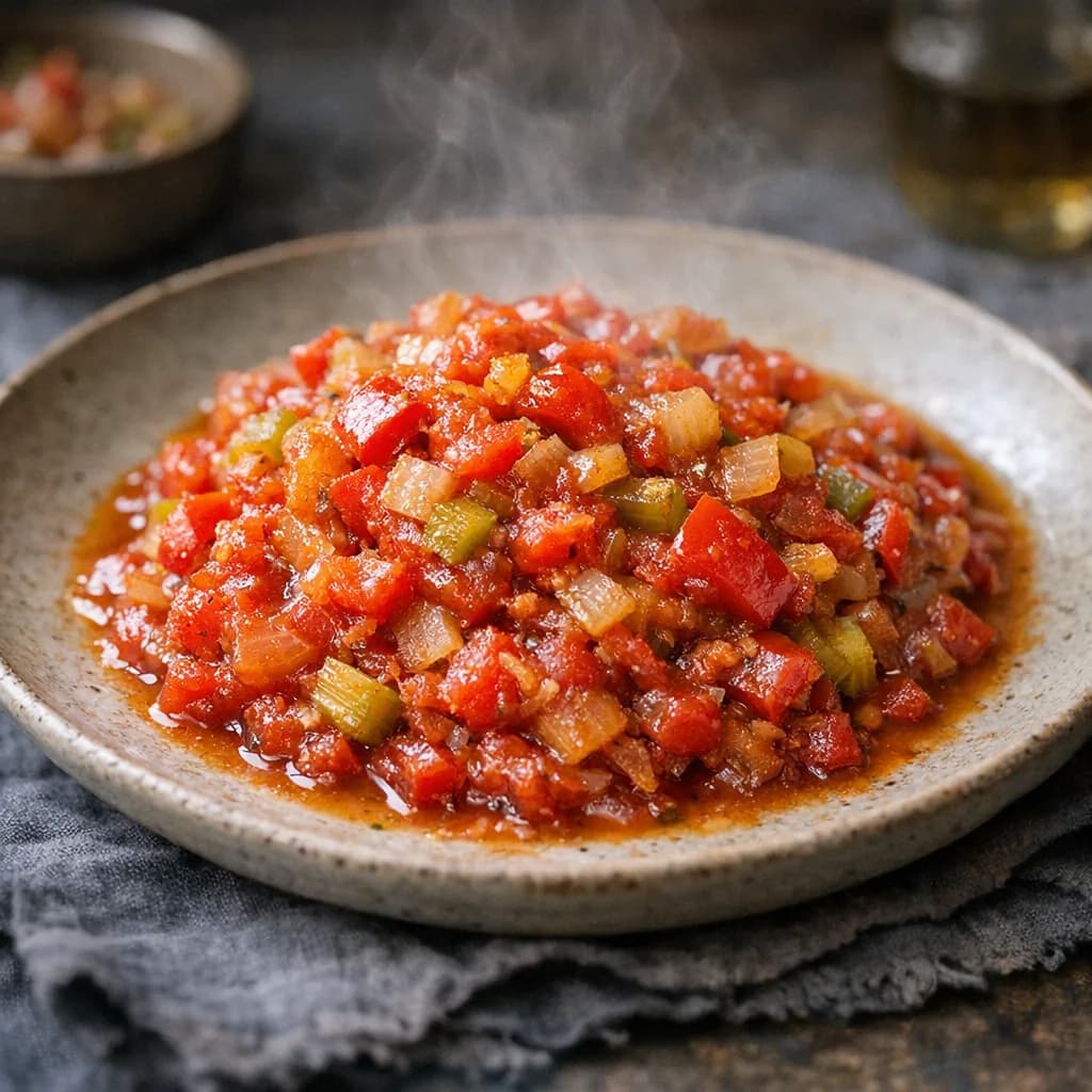 Vegetarian Tomato and Pepper Relish recipe