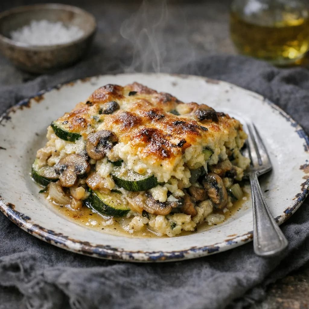 Zucchini and Cream Cheese Bake recipe