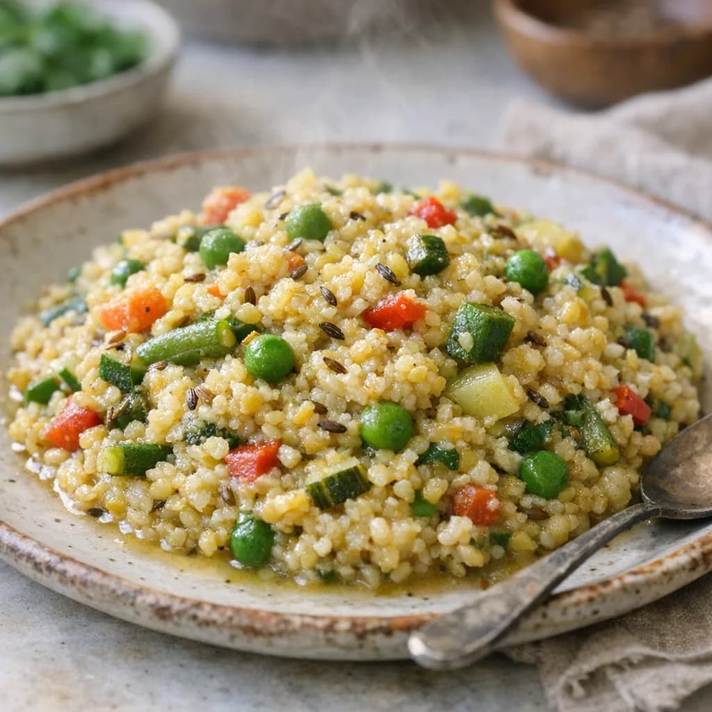 Wholesome Vegetable and Lentil Porridge recipe