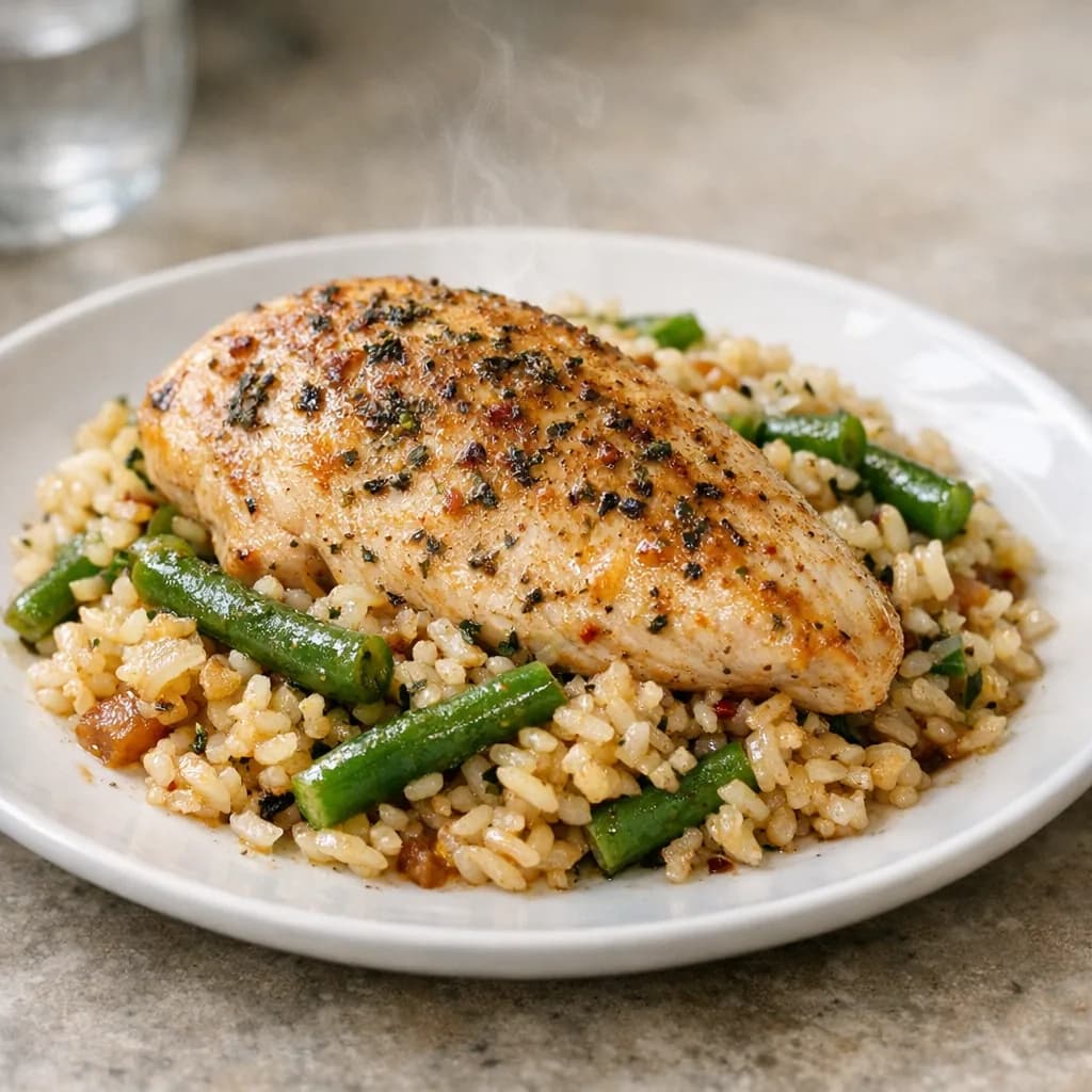 Zesty Gluten-Free Chicken and Rice Bake recipe