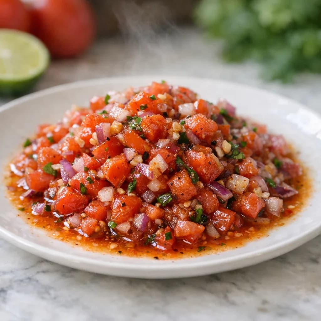 Zesty Tomato and Red Onion Salsa recipe