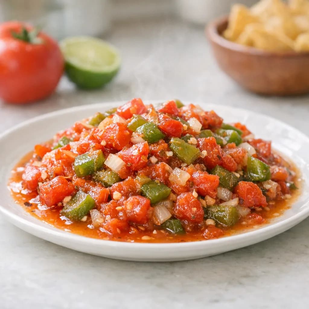 Zesty Vegetarian Dinner Salsa recipe