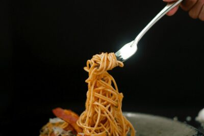 spicy miso spaghetti