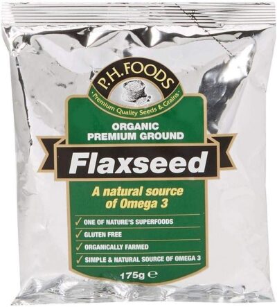 prewetts organic premium ground flaxseed 175g